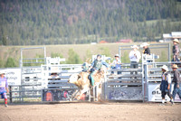 1st open bull and novice jr. bull riding 7-17-24